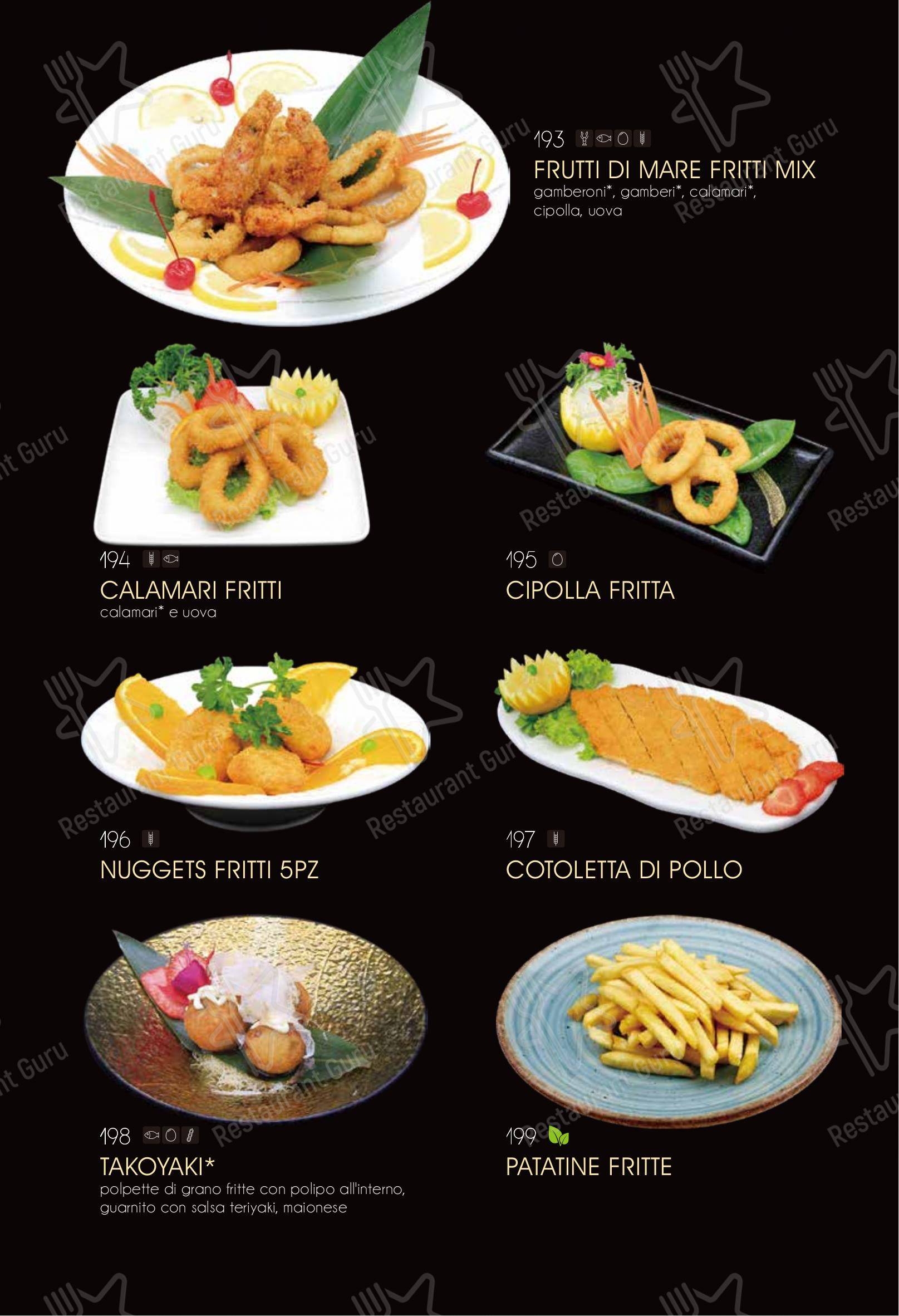 Menu per Ristorante Elite Sushi in Erba