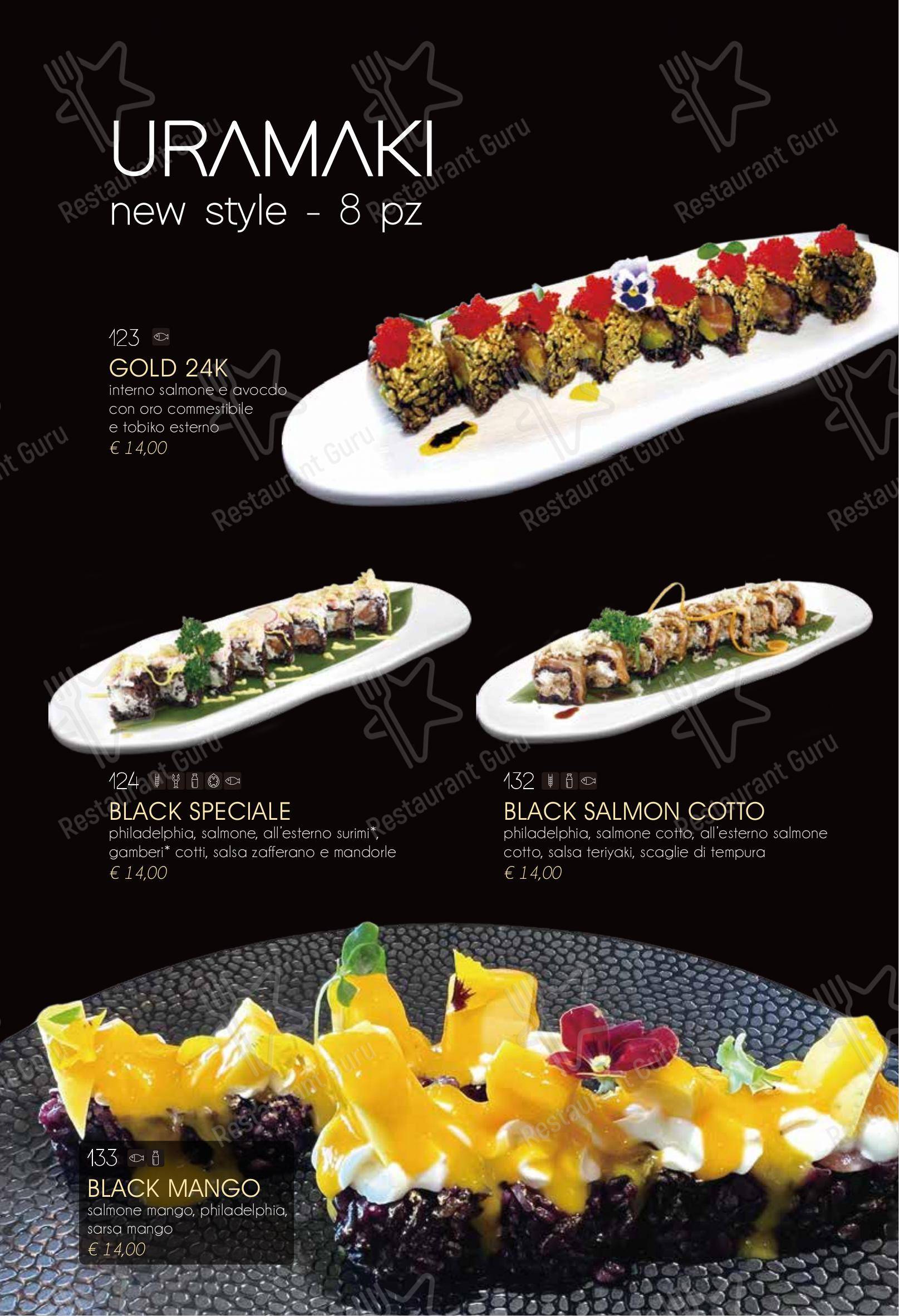 Ristorante Elite Sushi in Erba - 菜单