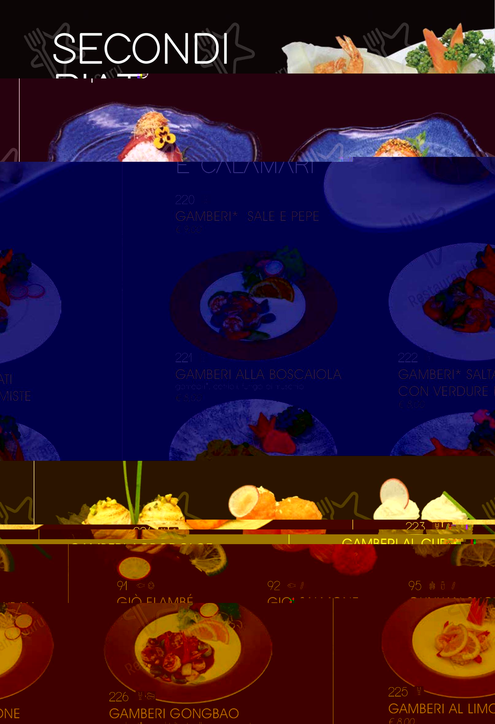 Menu per Ristorante Elite Sushi ristorante