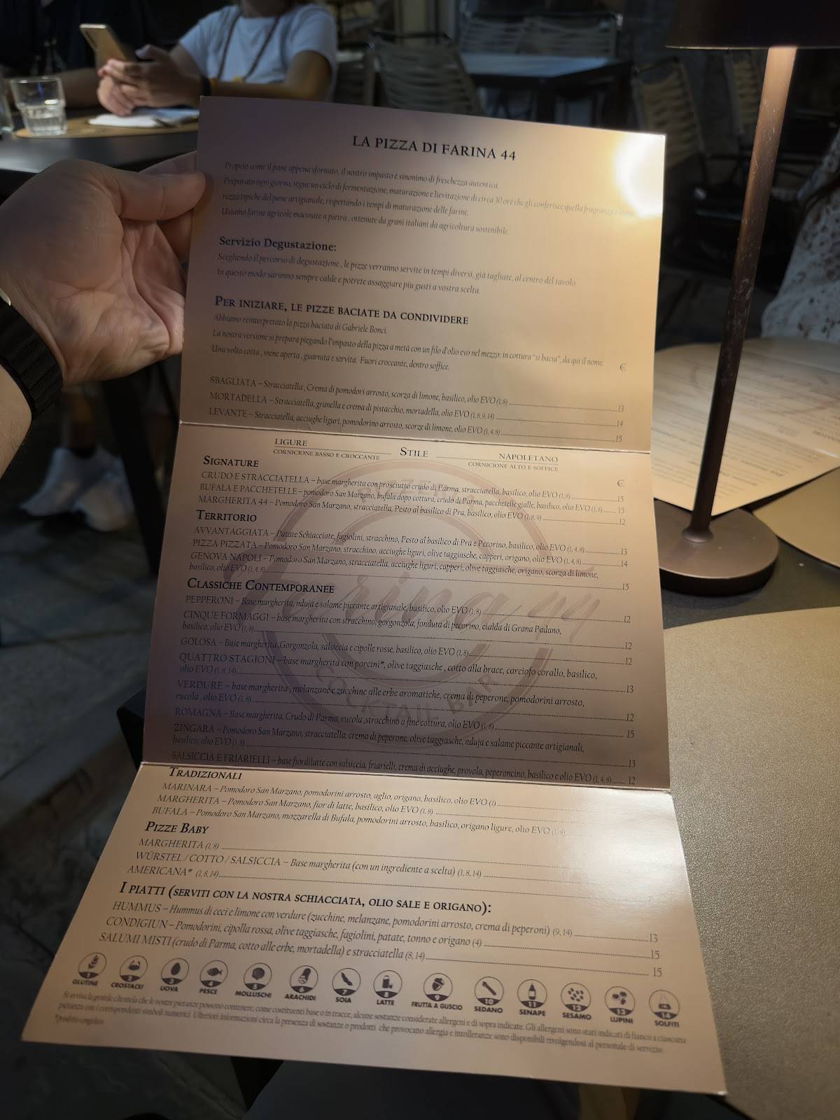 Menu di Farina 44 Chiavari 