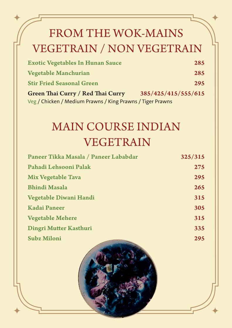 Farmhouse Sea n Sand menu