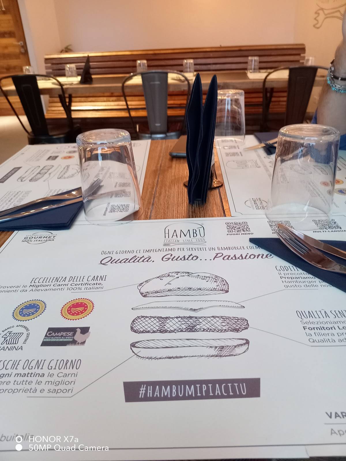 Menu di Hambù - Hamburgeria e Pinsa Romana a Lecco 
