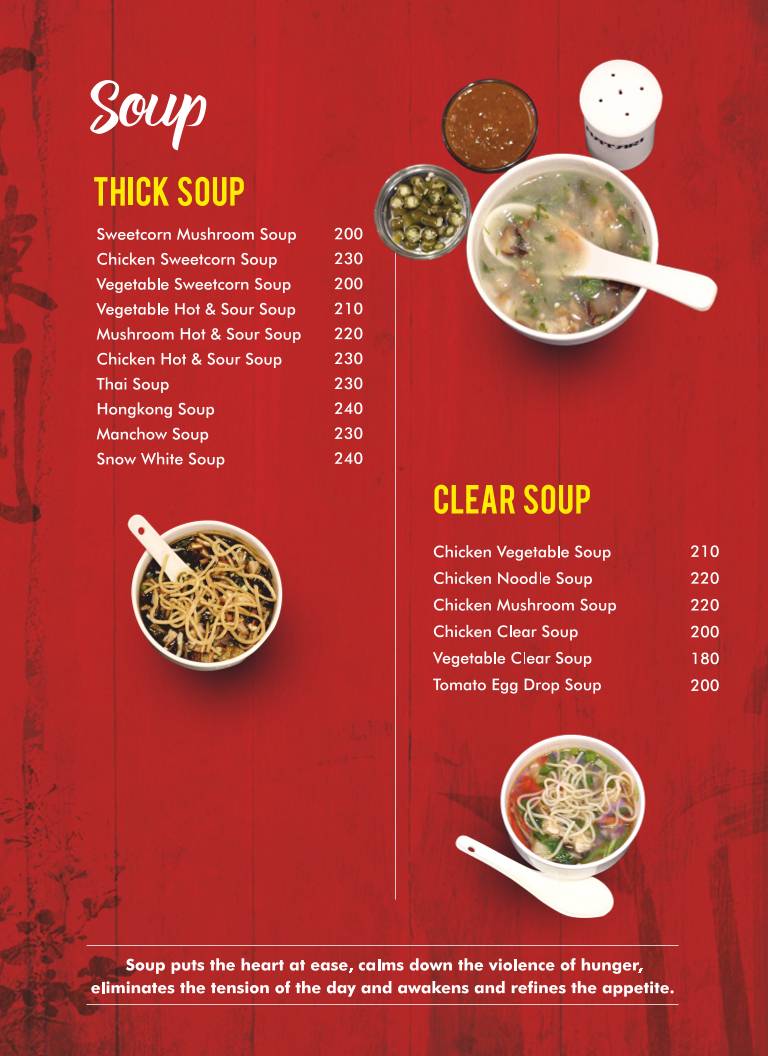 Hatari Restaurant - Garia menu