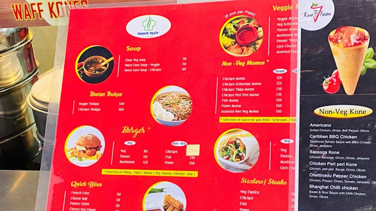 Hunger Palato menu