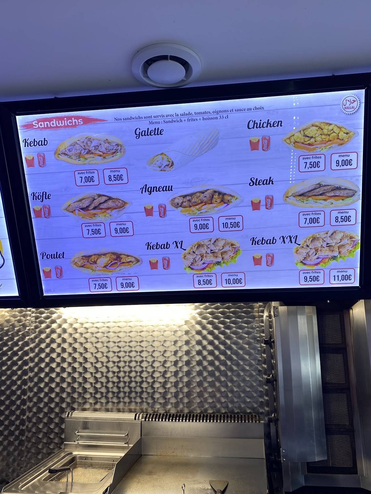 Menu de Istanbul