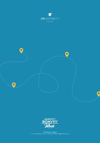 JW Marriott Hotel Kolkata menu