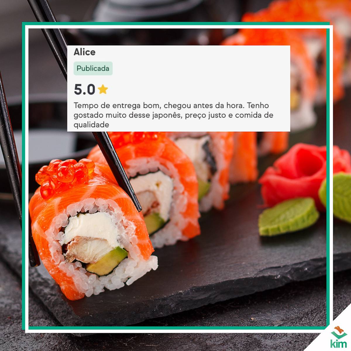 Kim Japa Food cardápio