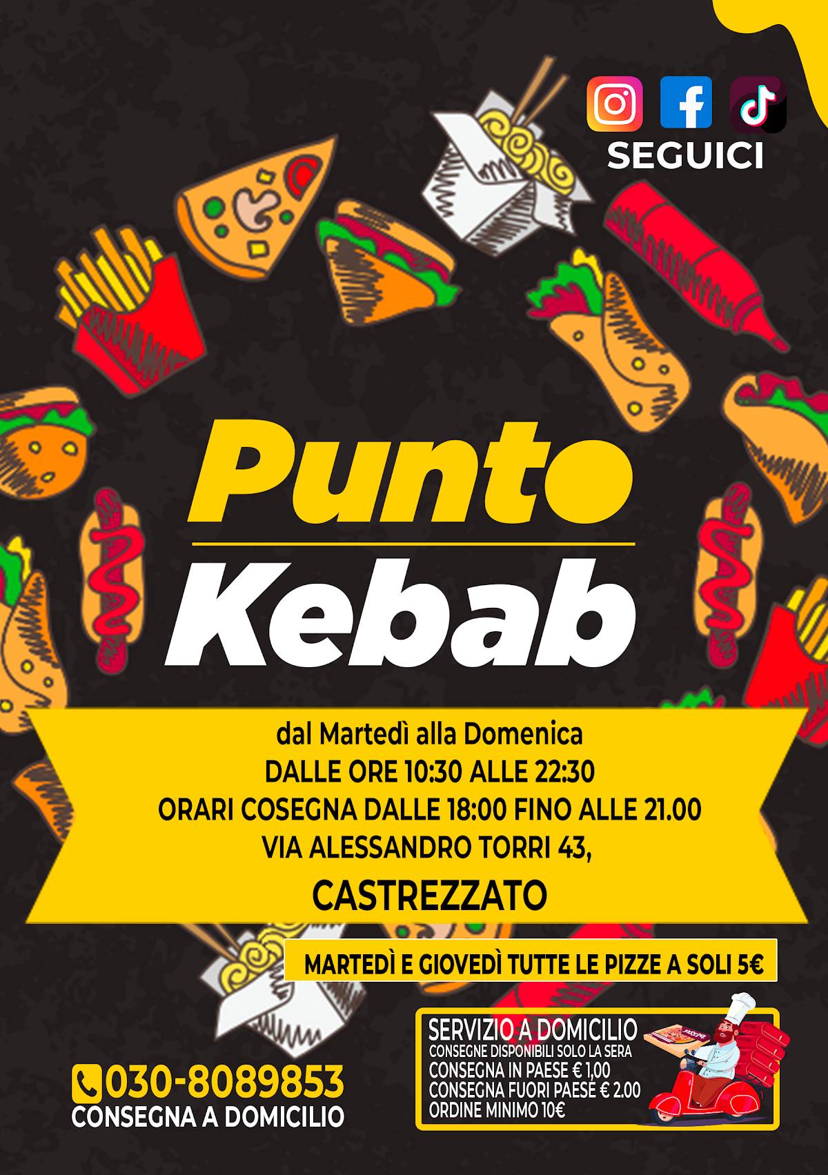 Menu di Punto Kebab 
