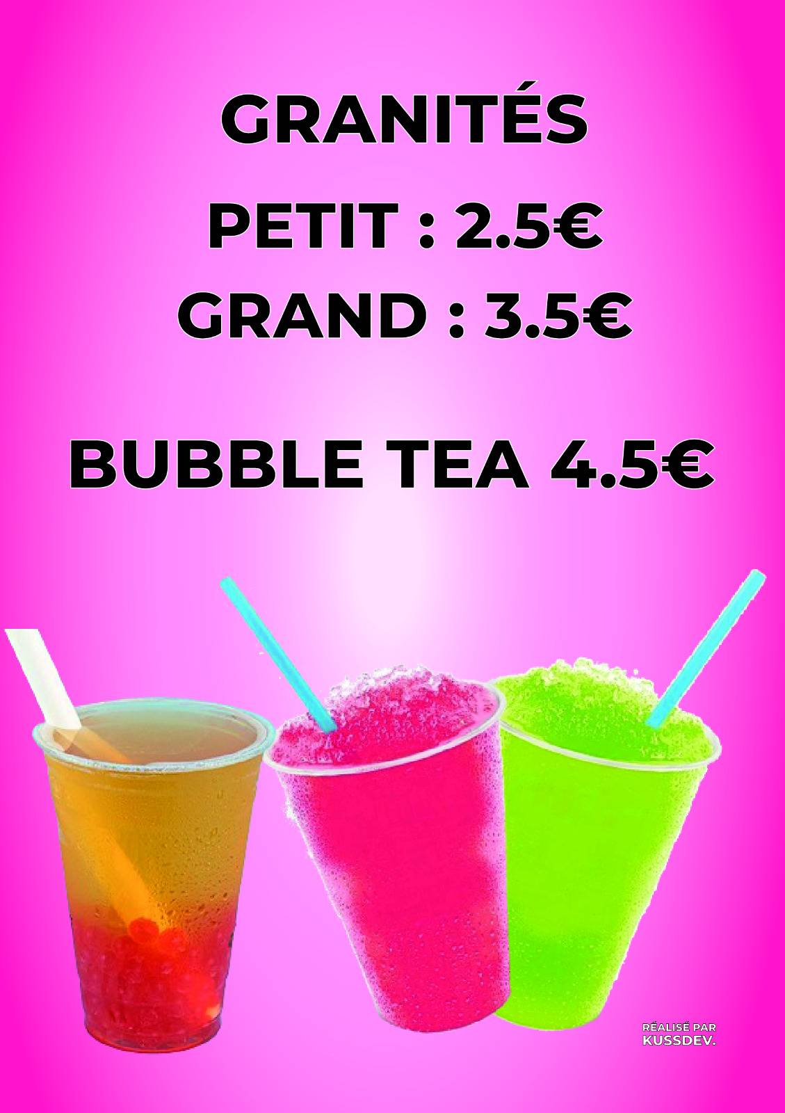 Menu de La Cour Neuve - Kebab, Tacos, Hamburger