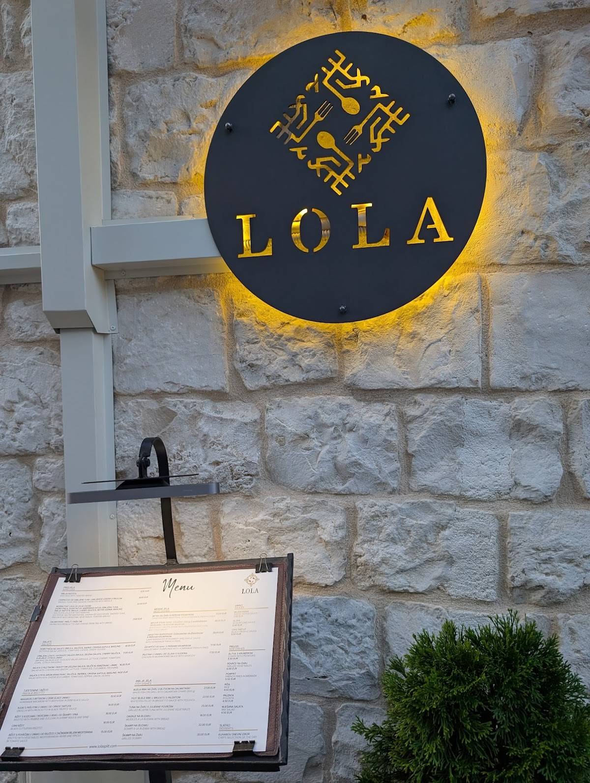 Menu di Lola Split 