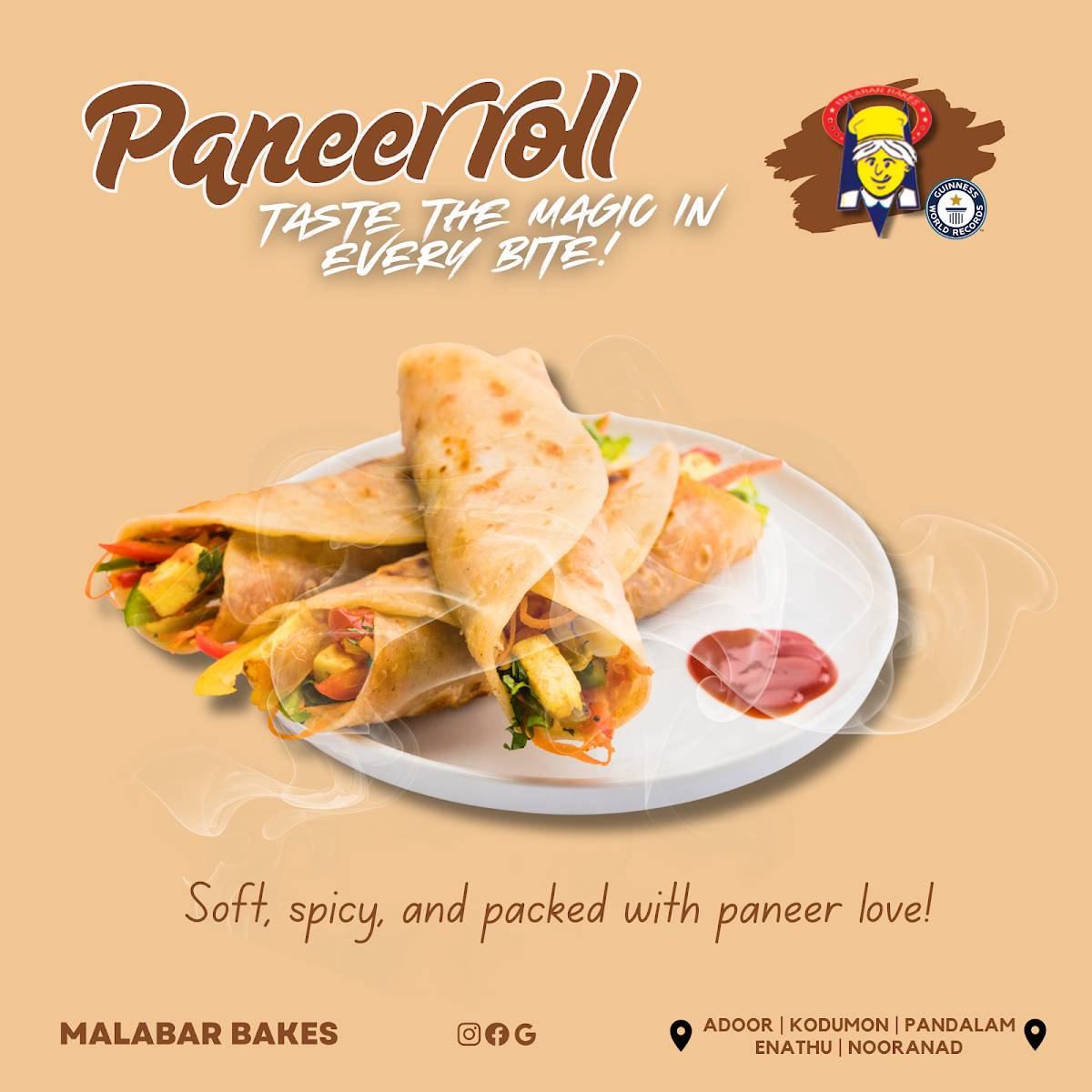 Malabar Bakes menu