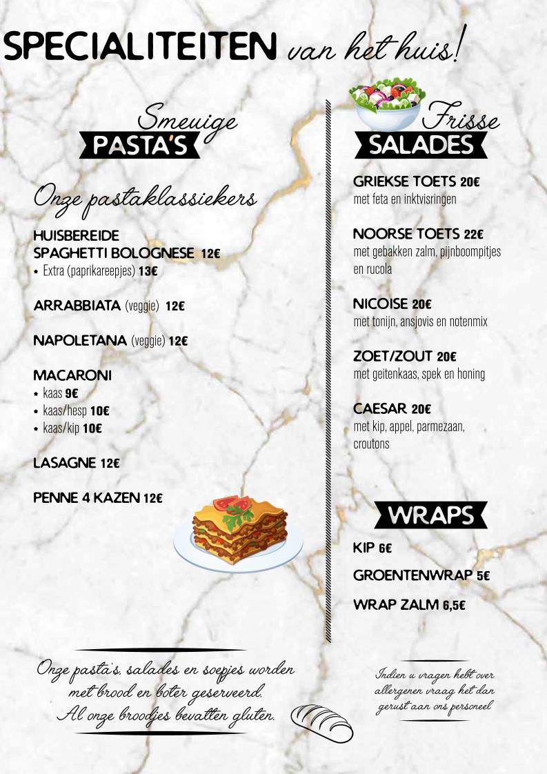 Menu de Manja Broodjes
