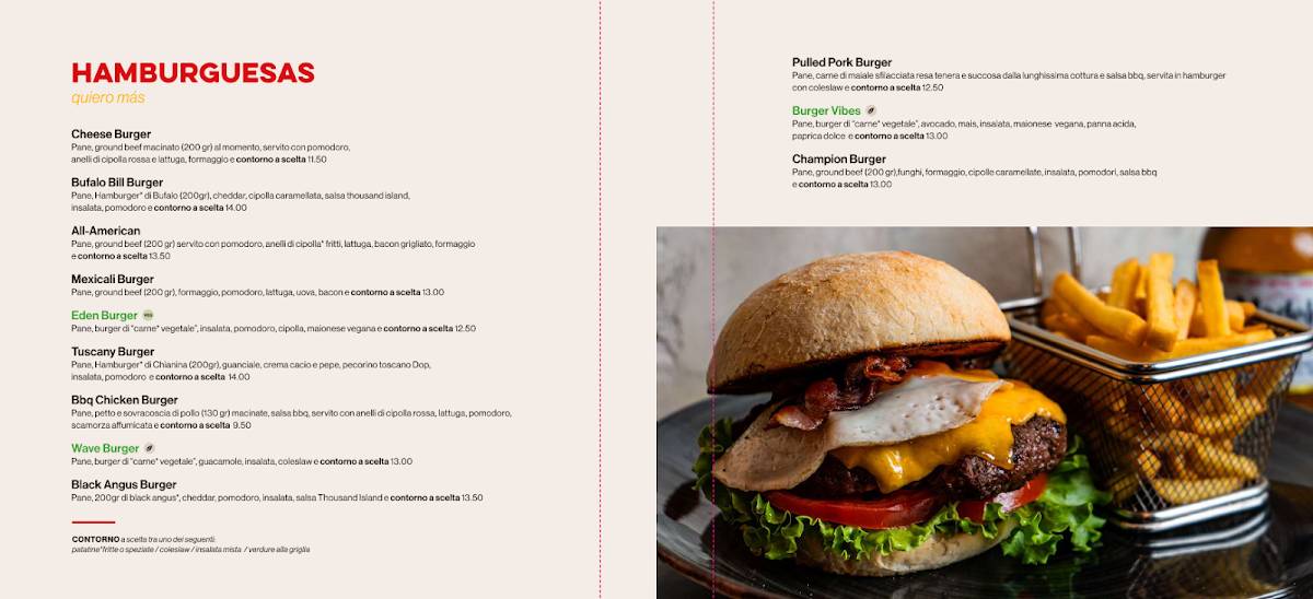Menu di Mexicali 