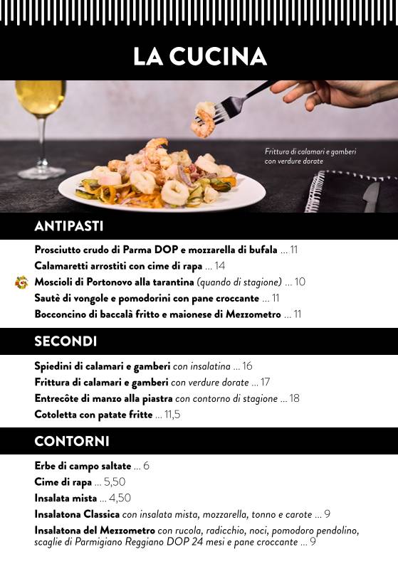 Menu di Mezzometro 
