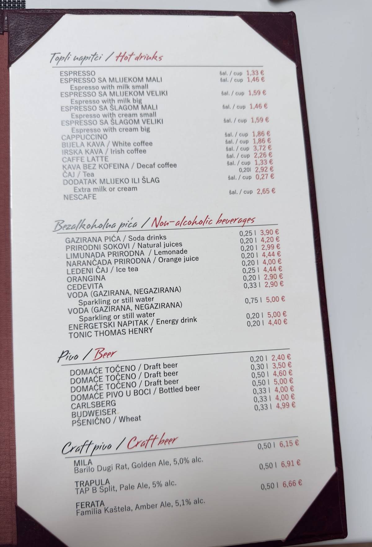 Menu di Movi 
