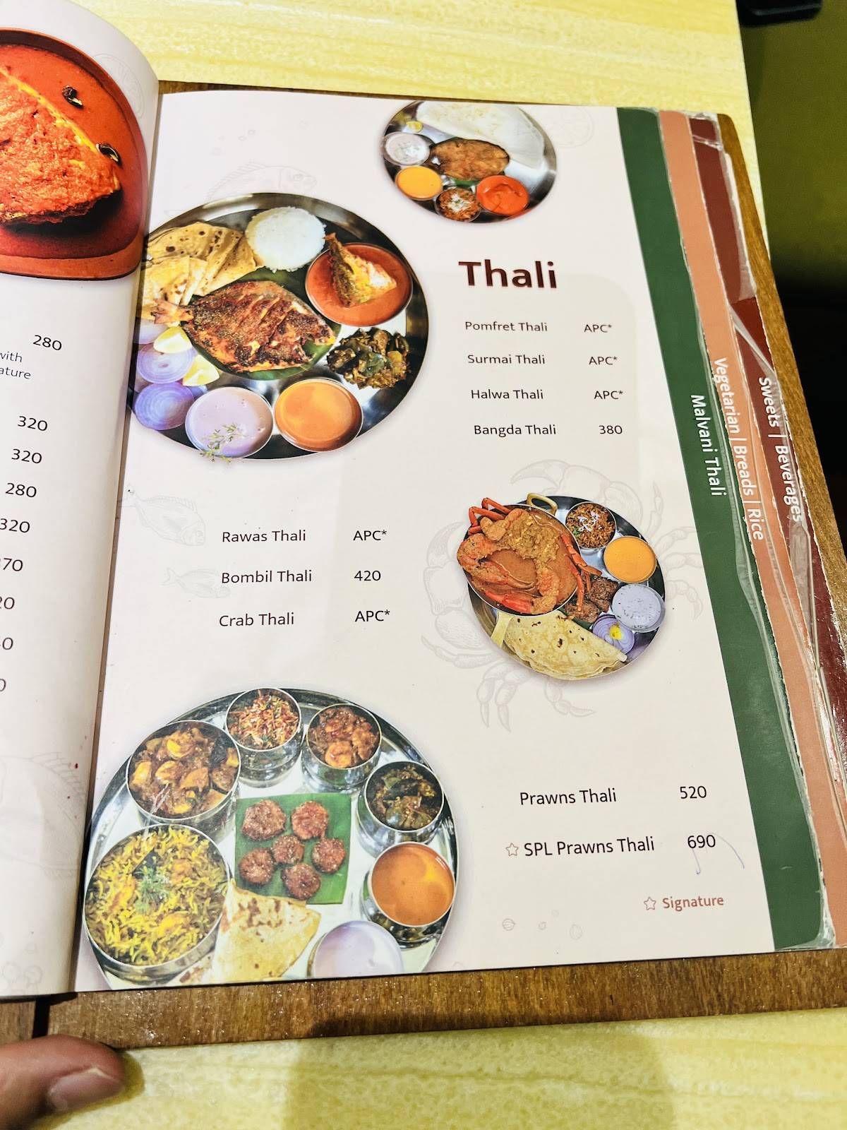 Nav Chaitanya menu