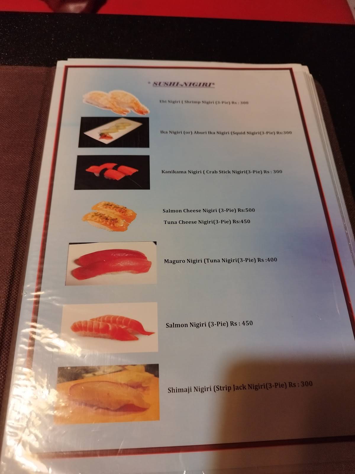 New Seoul Hotels - Korean and Japanese Hotel in Chennai menu