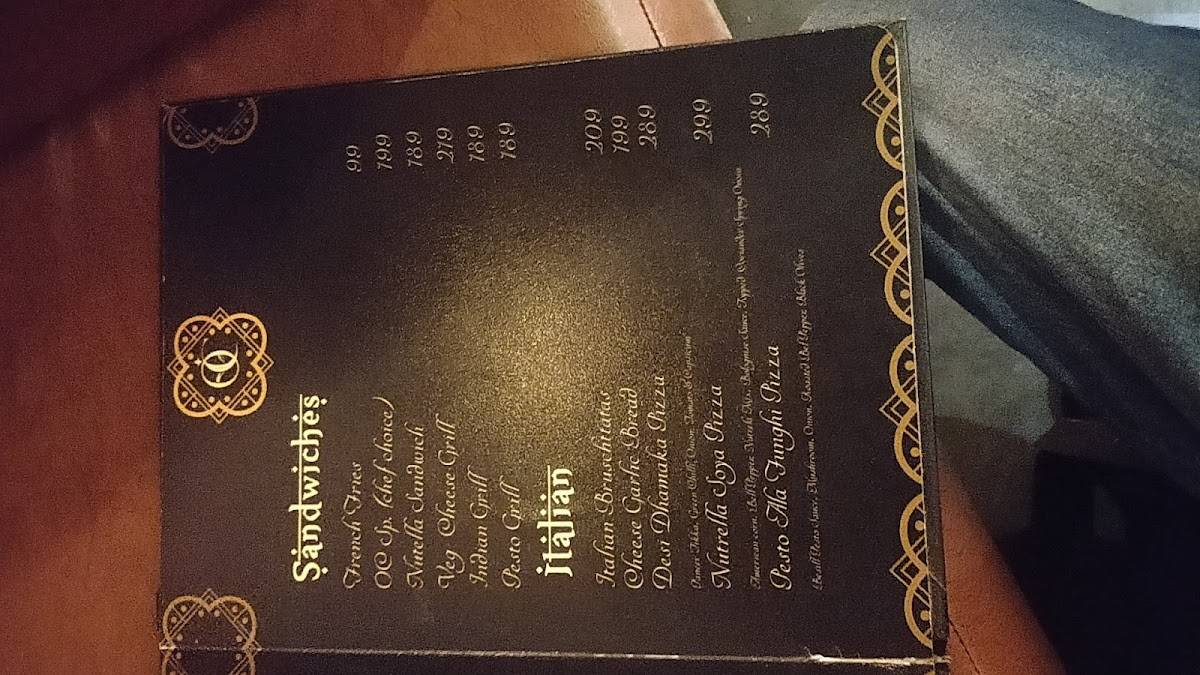 Orange Courtyard menu