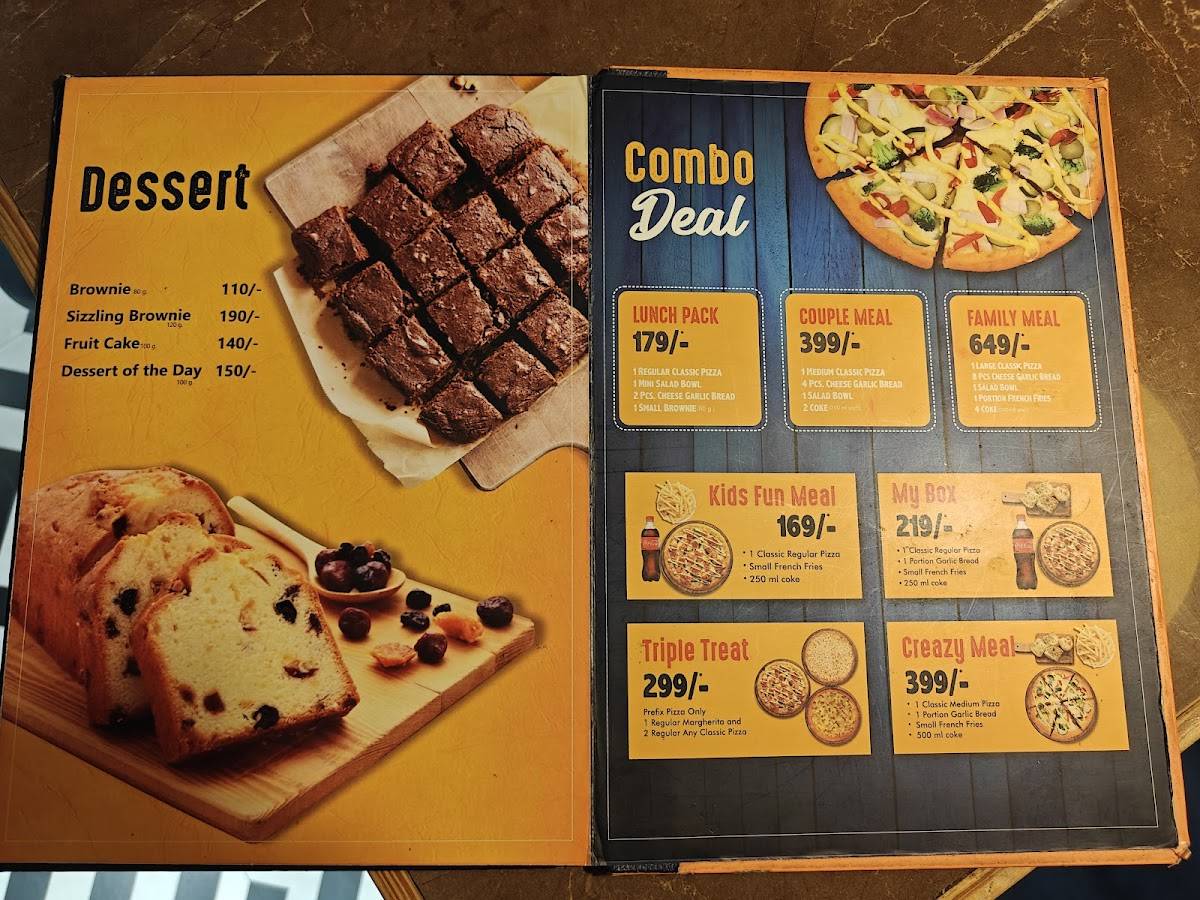 Papa Louie's Pizza menu