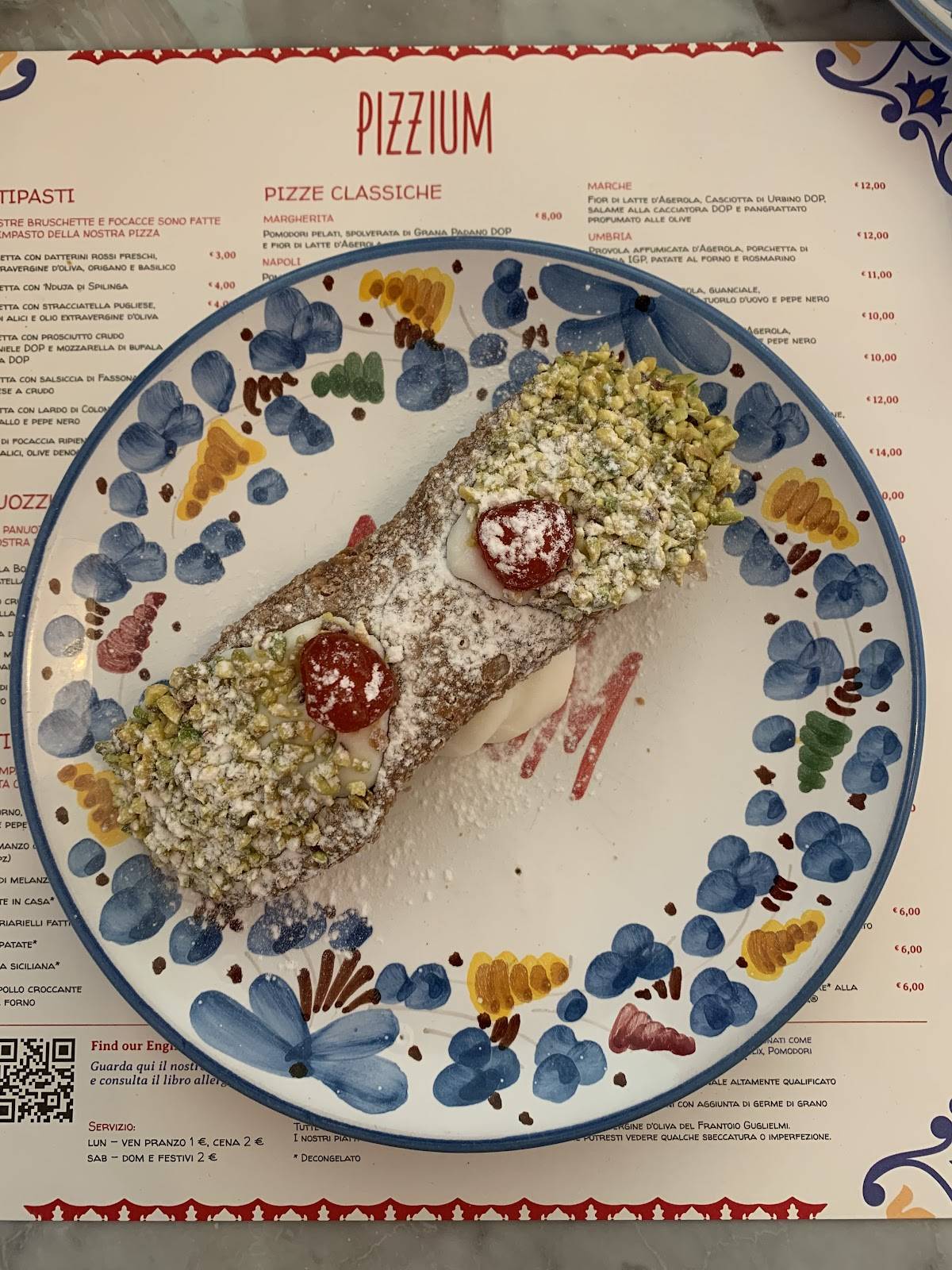 Menu di Pizzium - Roma Via Livorno 