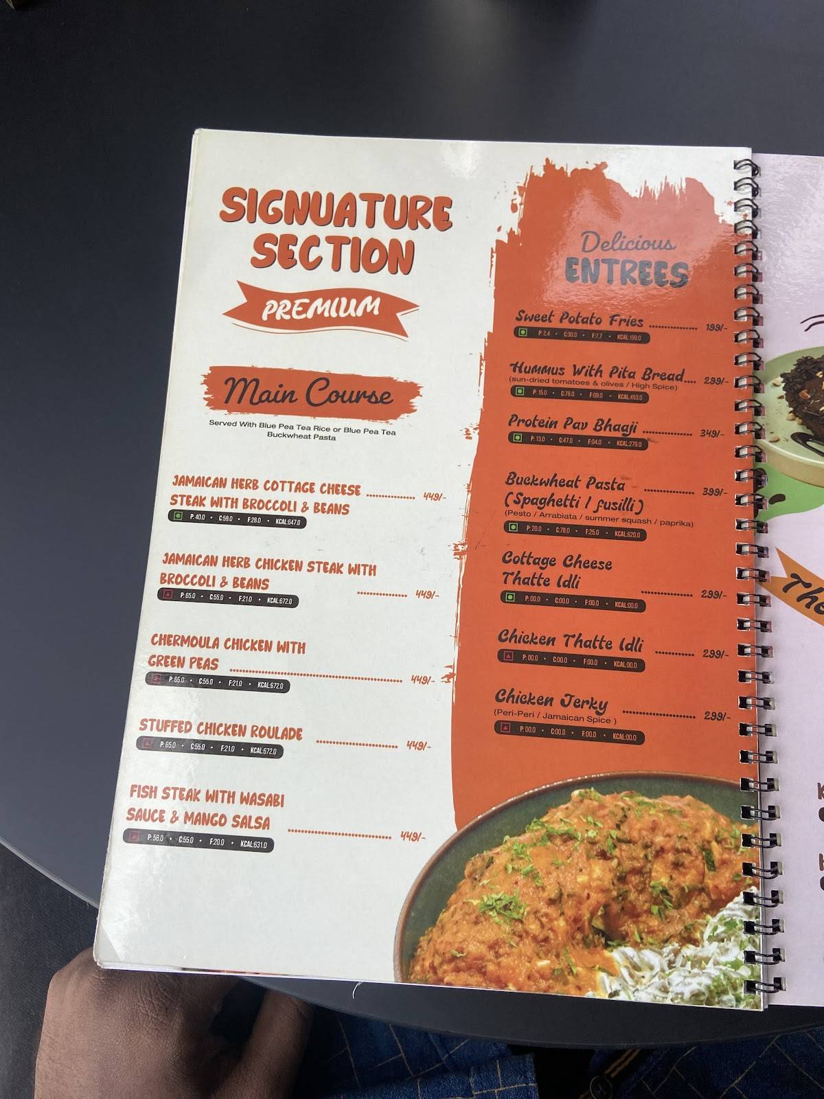 Procafe menu