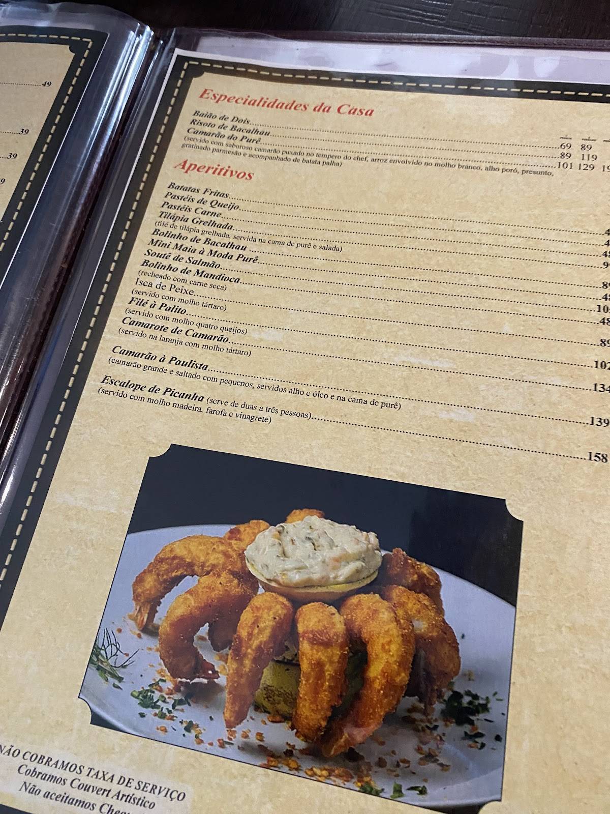 Purê Point Restaurante cardápio