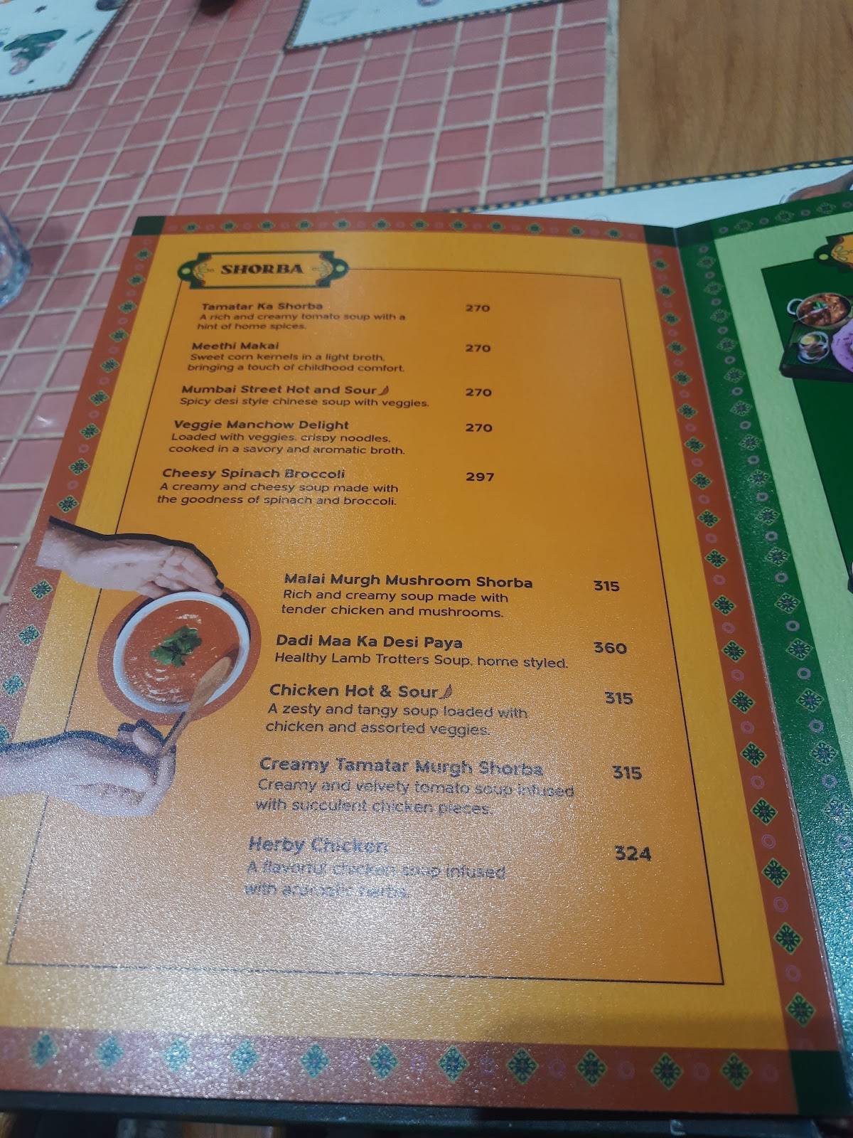 Rasila's Kitchen menu