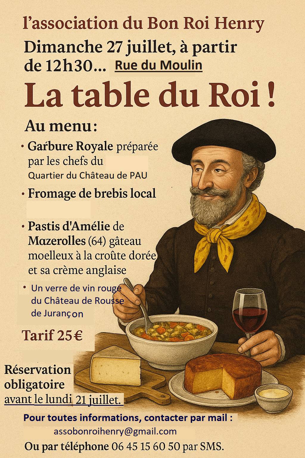 Menu de O'Gascon Pau