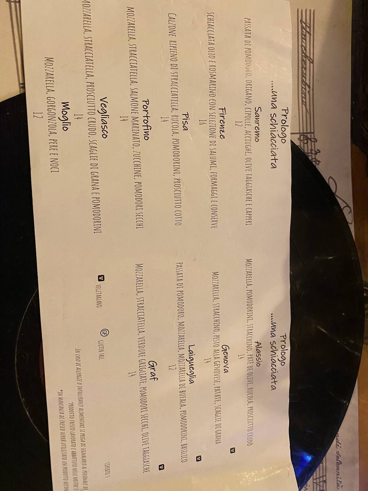 Menu di Ristorante Graf 