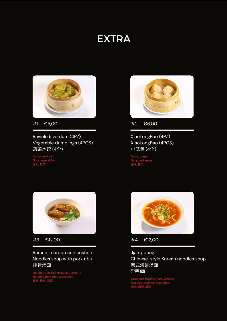 Menu di Ristorante Sushi Venezia Asia - 亞洲飯店 