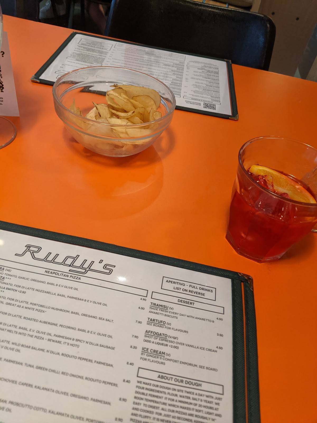 Menu at Rudy's Pizza Napoletana - Leeds restaurant, Leeds