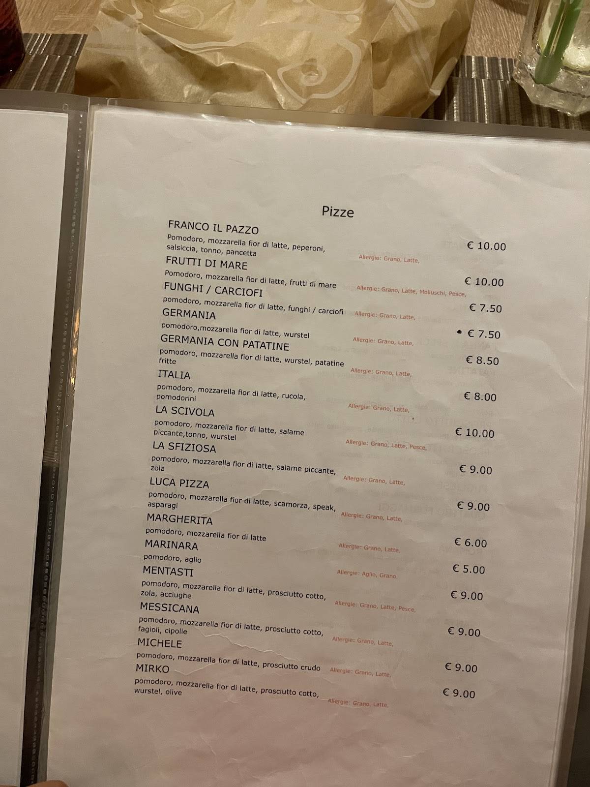 Menu di SETTEDUEQUATTRO Pizza&Cucina 