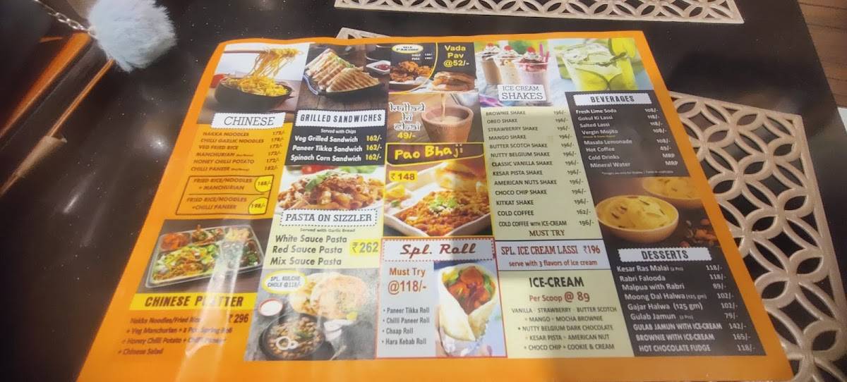 SONA SWEETS : PURE VEGETARIAN PARADISE menu