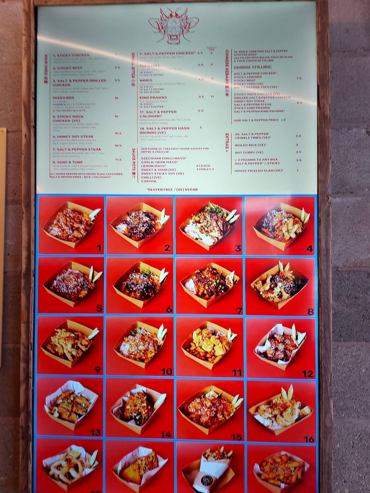 Menu at Salt & Pepper restaurant, Manchester, 60-62 High St