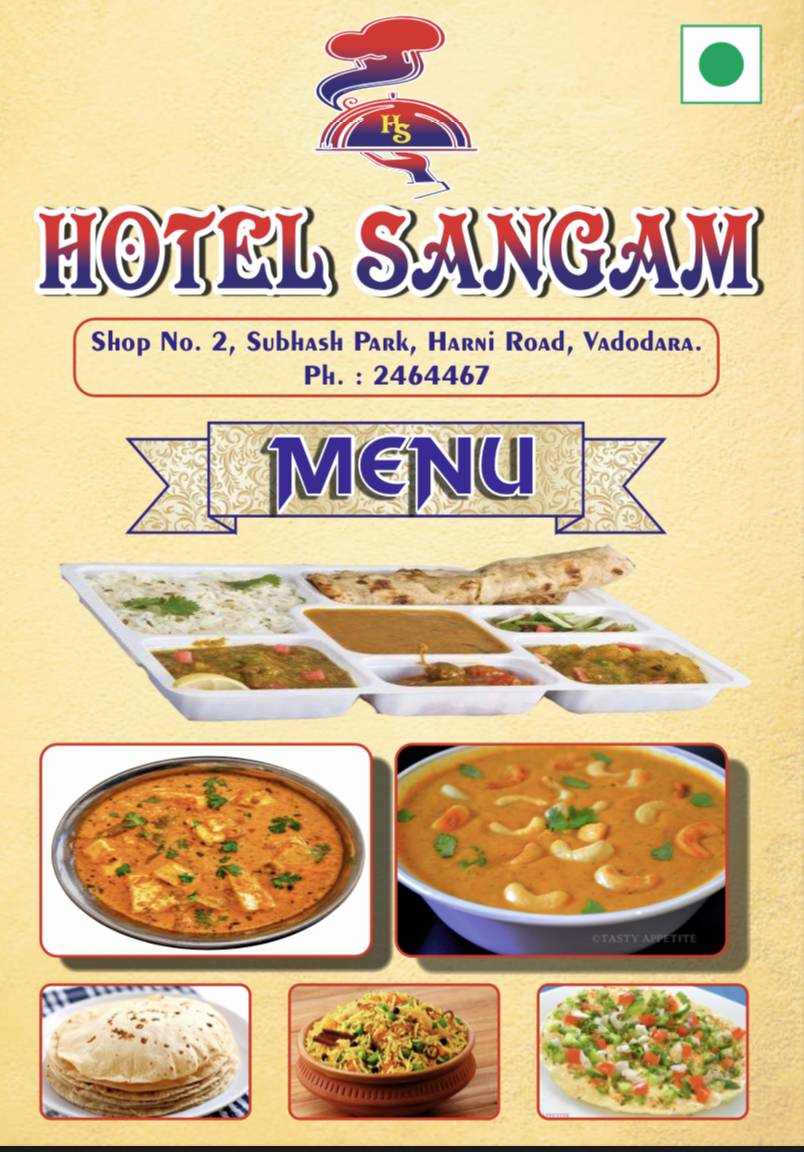 Sangam Family Restaurant menu