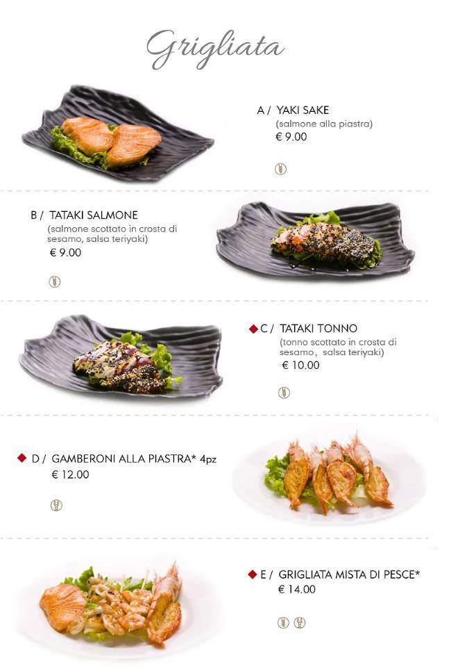 Menu di Sen Sushi 