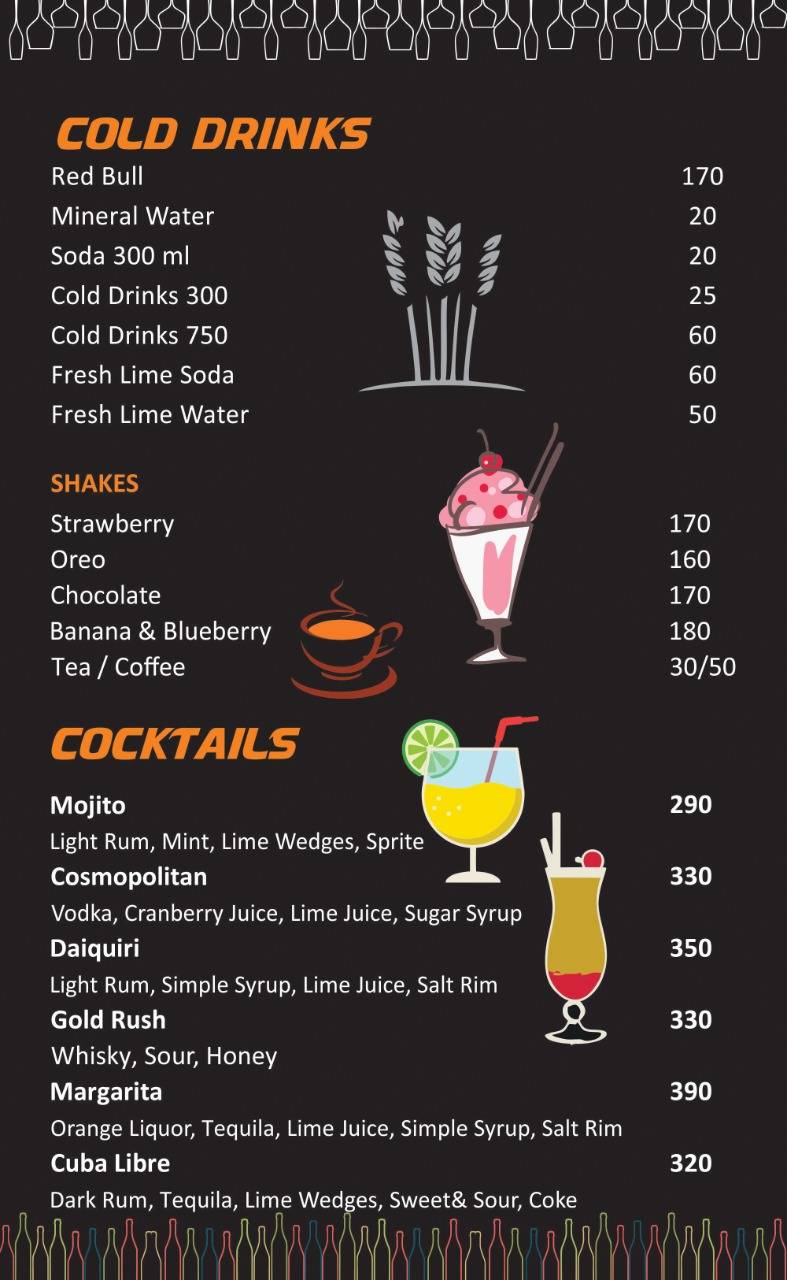 Shatanand Bar & Restaurant menu