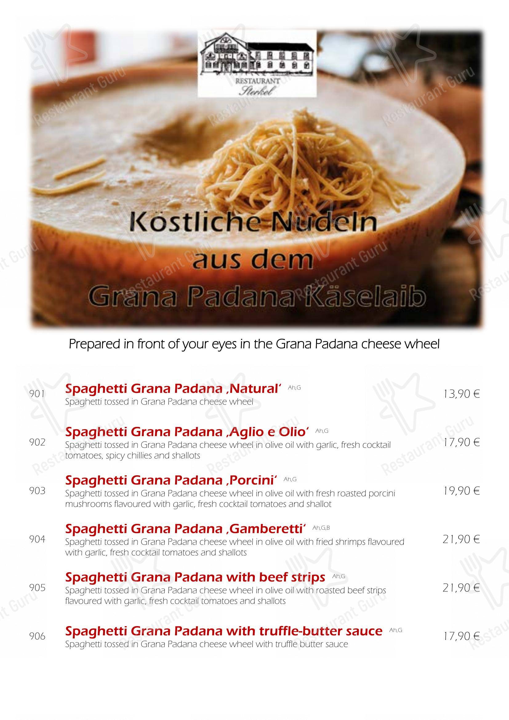 Restaurant Sterkel dans Rödermark - Menu bar