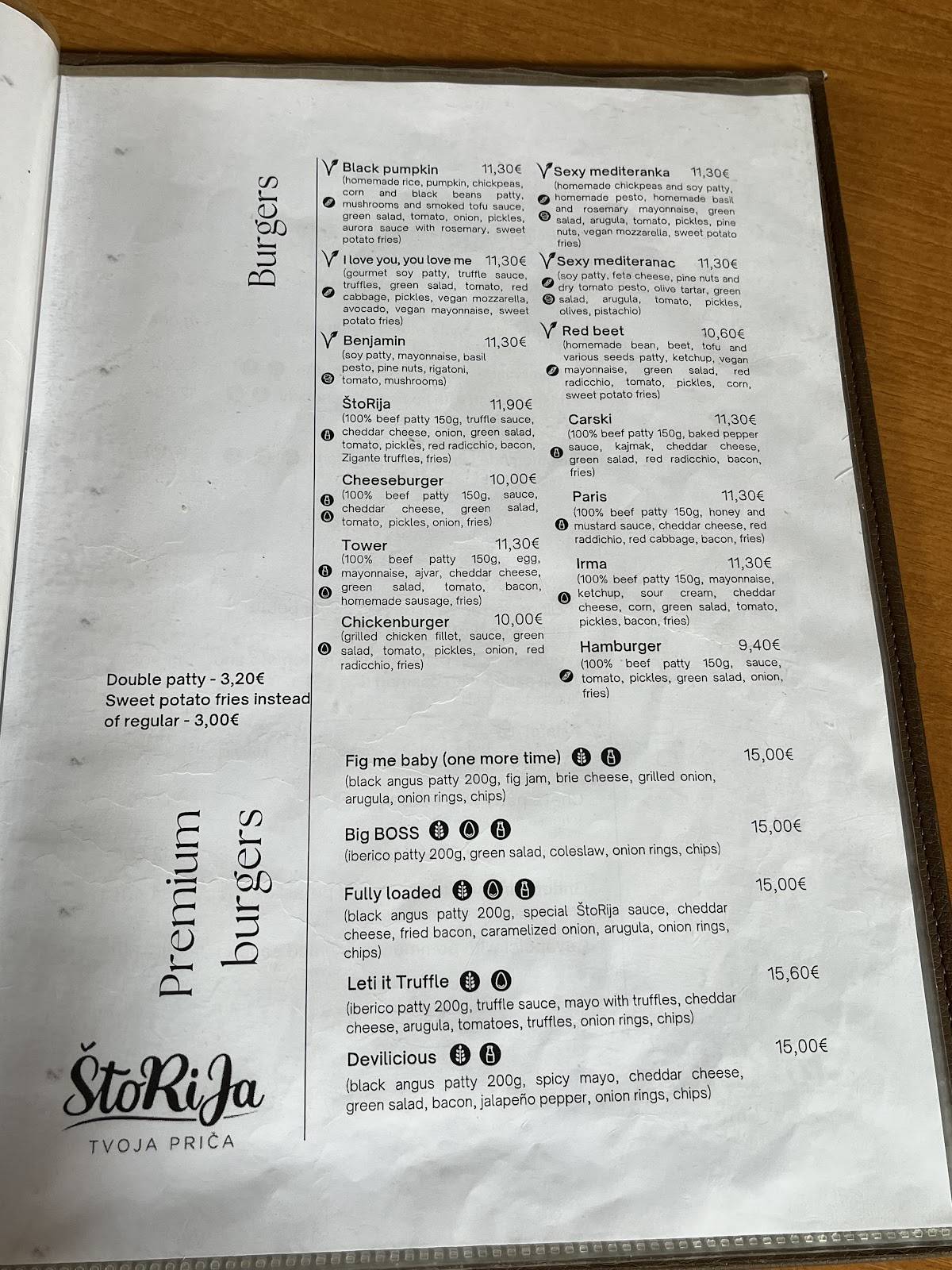 Menu di ŠtoRija 