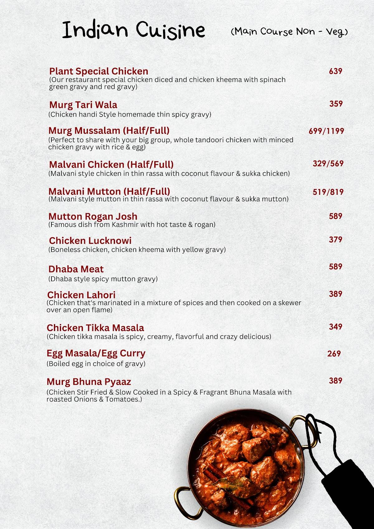 The Chandralok Kitchen Bar-Family & Pet-Friendly, Cosy Couple-Friendly Birthday & Corporate Party Venue, in Karve Nagar menu