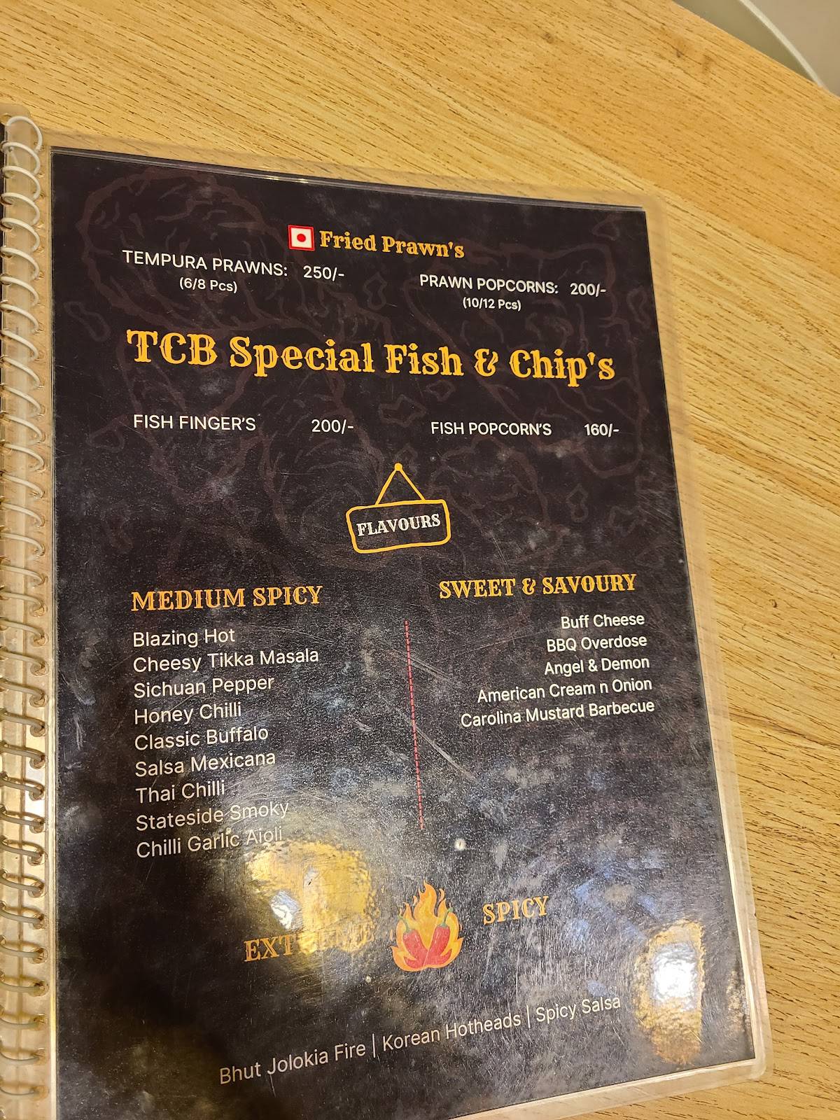 The Chicken Brothers menu