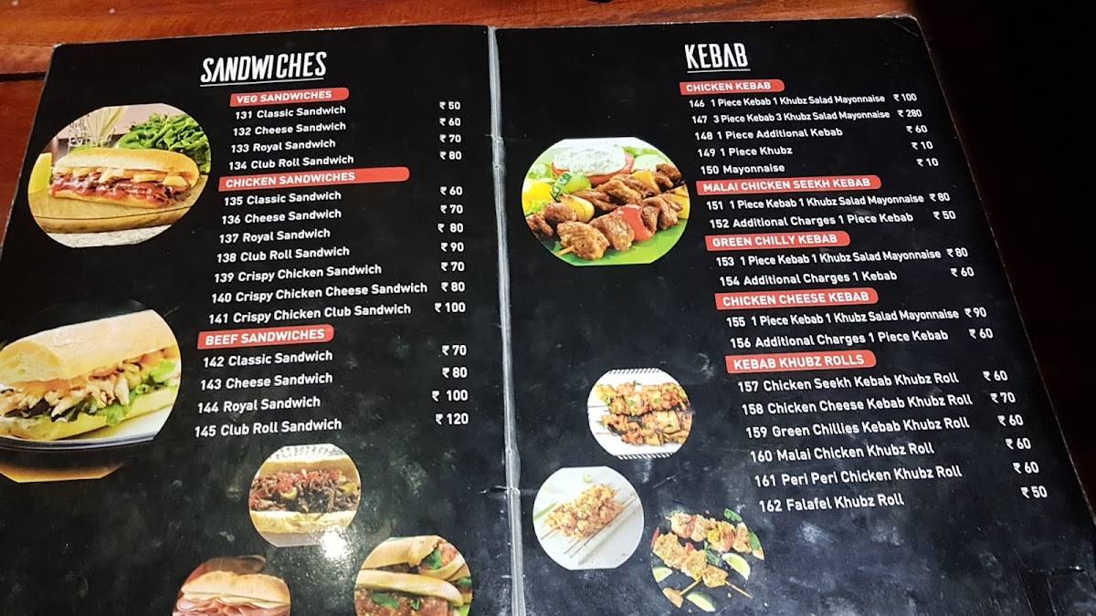 The Coffee Factory menu