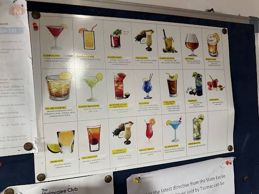 The Malayalee Club menu