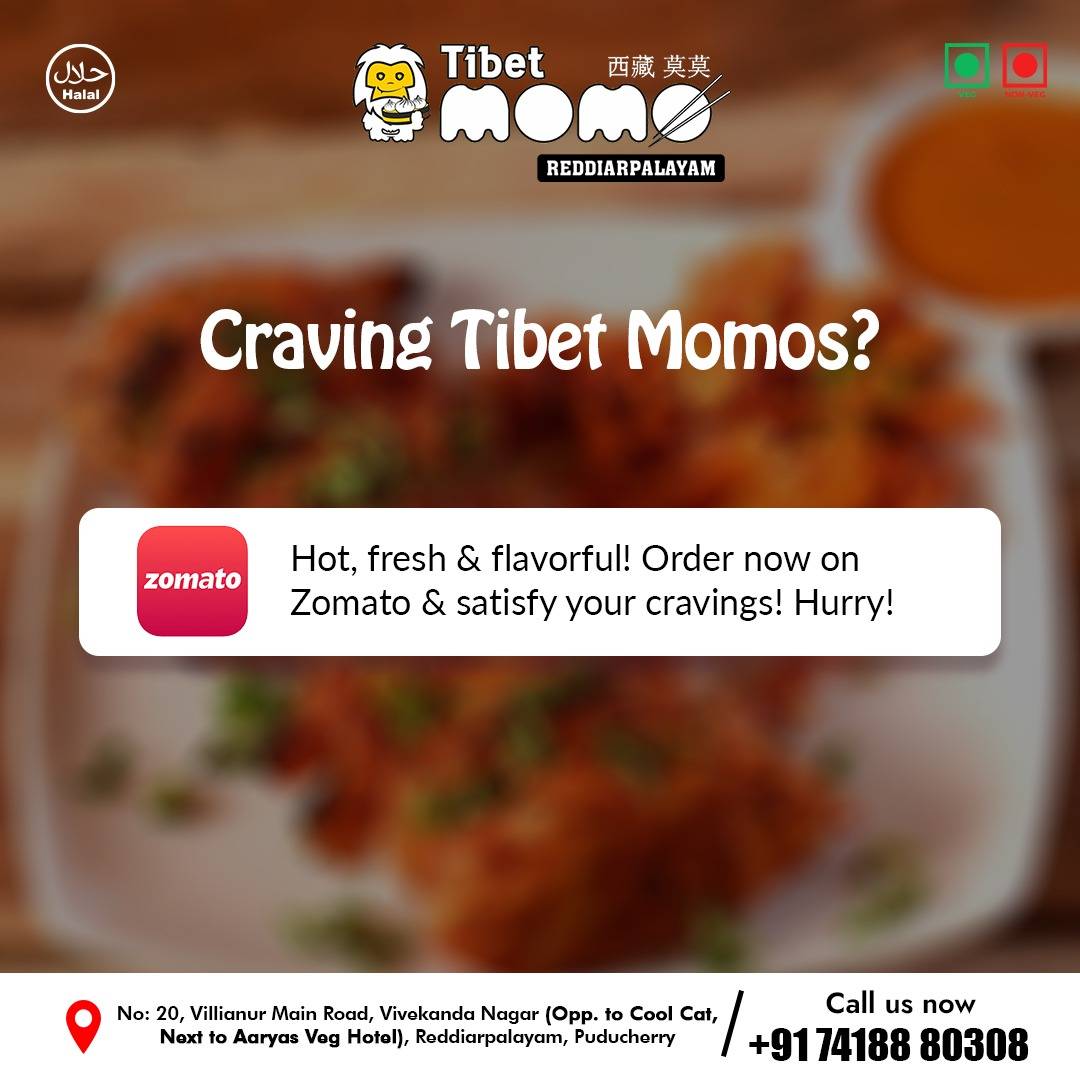 Tibet Momo IG2 menu