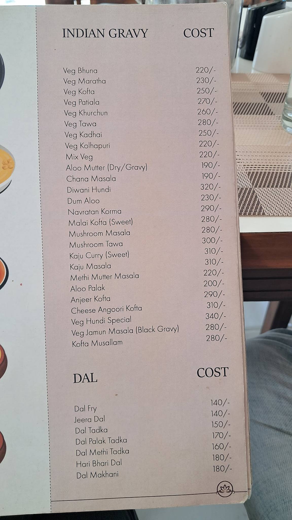 Vedaay Pure Veg Restaurant menu