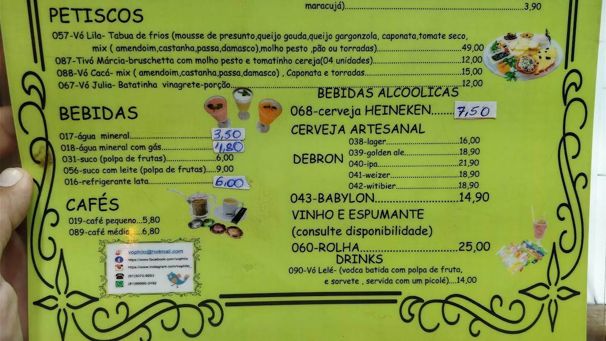 Boteco do Barão - Espaço para Eventos cardápio
