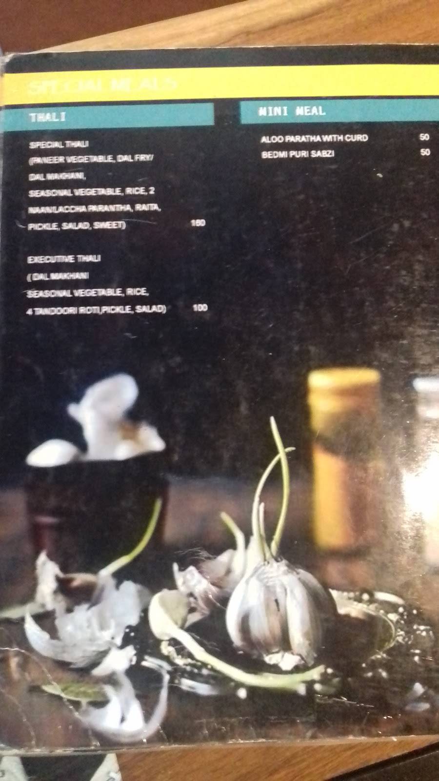 Yummy Restaurant menu