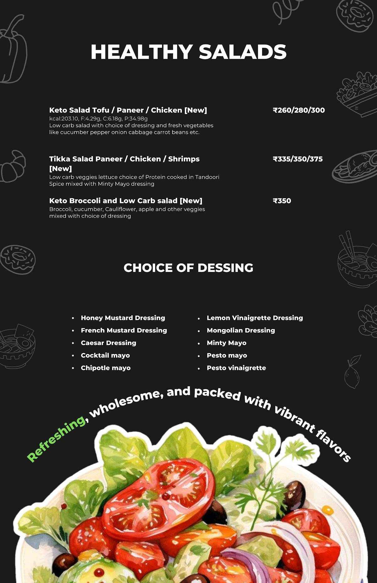 daCALORIES - healthy diet food restaurant menu