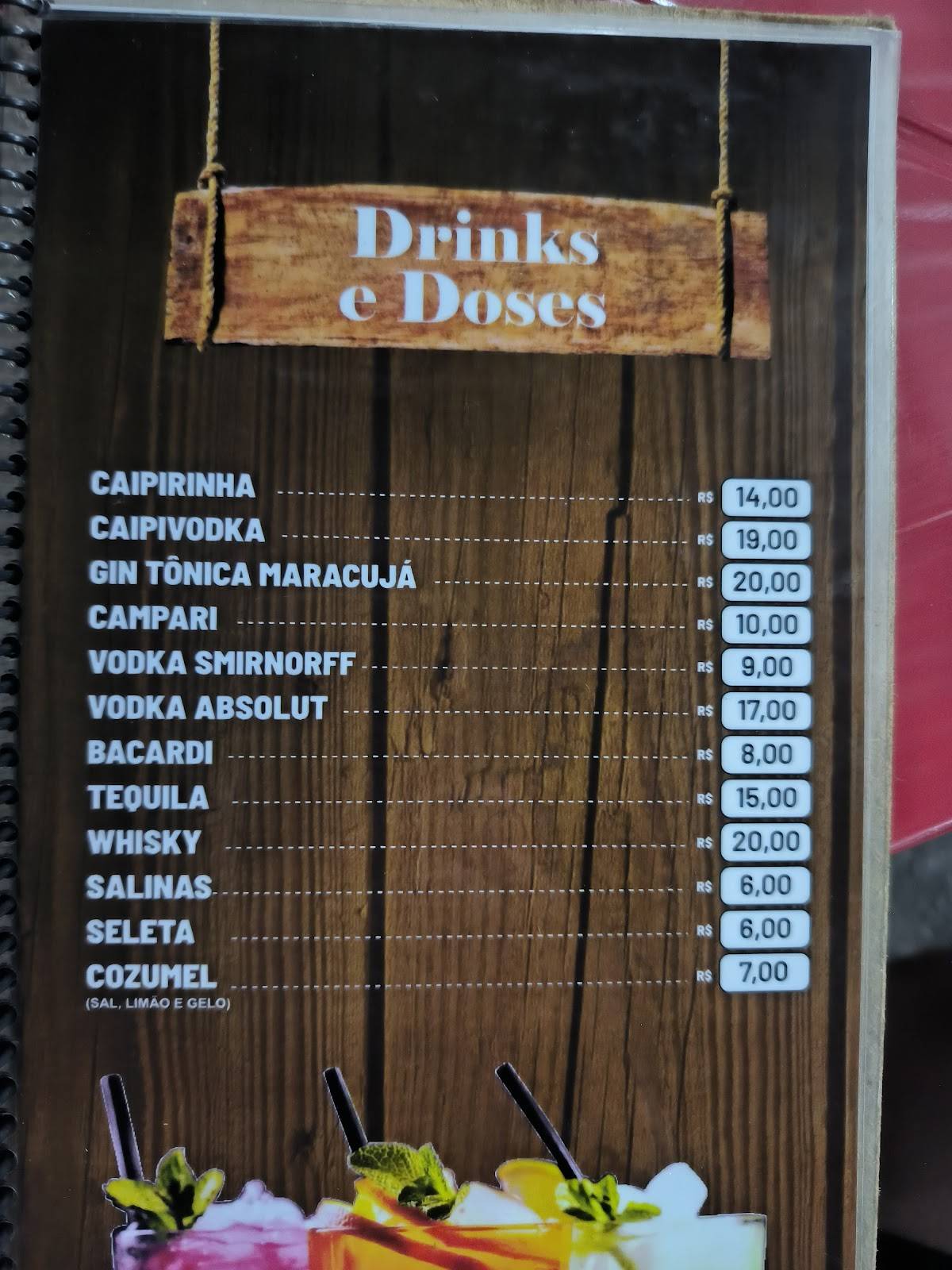 Restaurante Quintal do Peixe cardápio