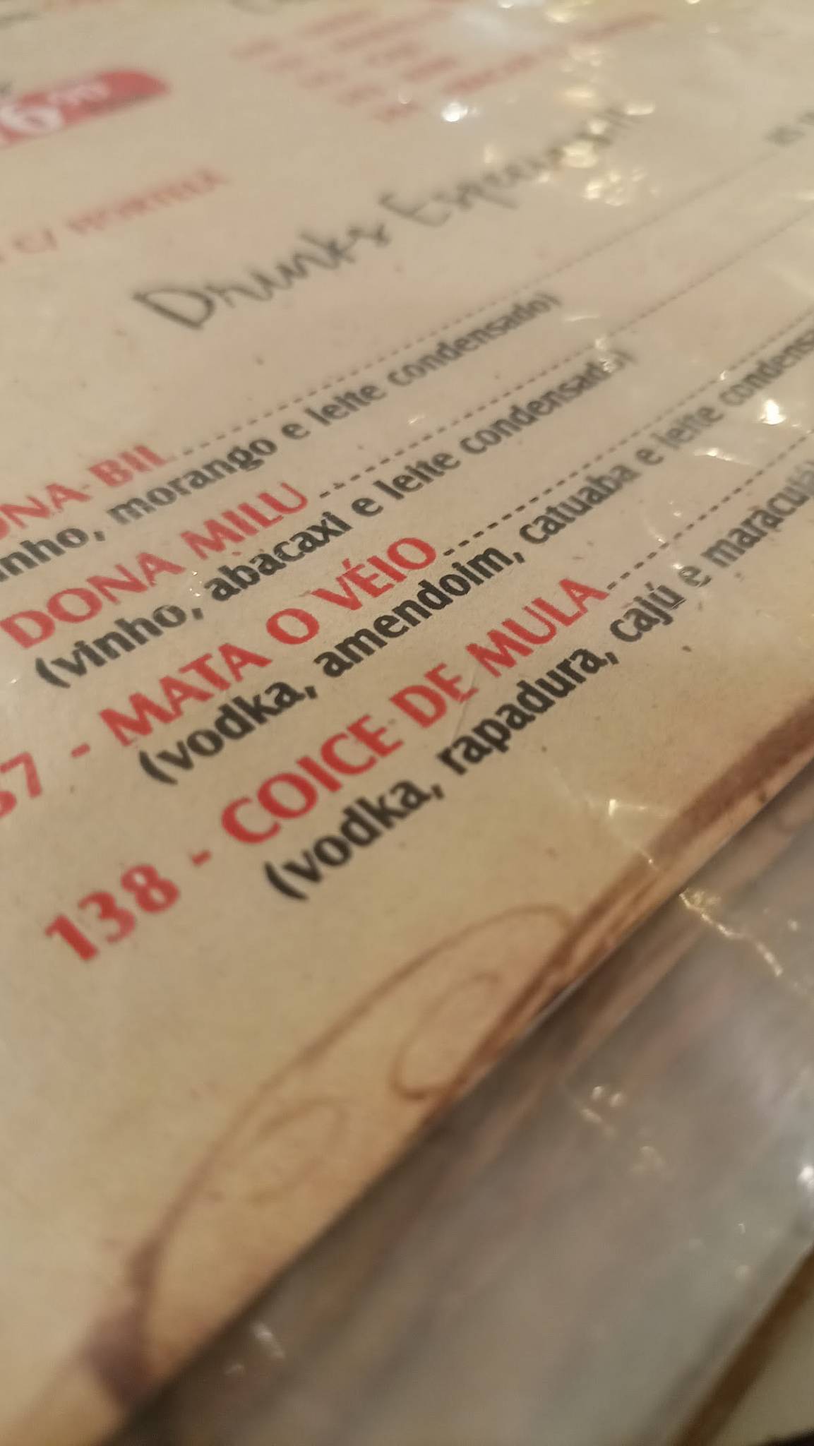 Restaurante Rota Nordestina cardápio